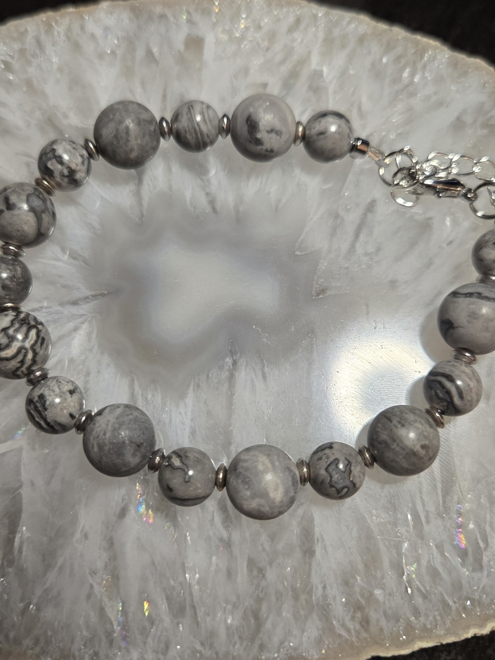 Picasso Marble Mapstone Bracelet
